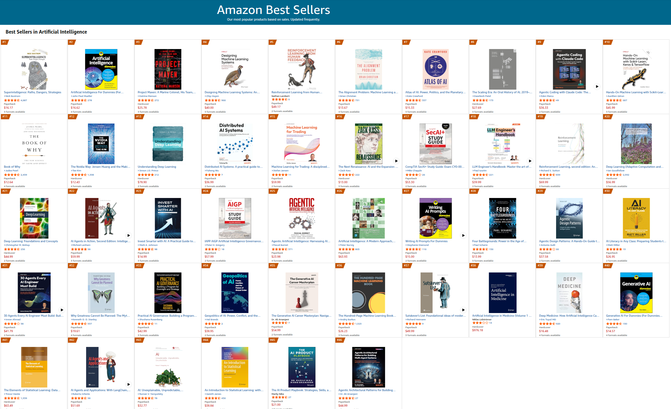 Top #14 Best Seller in Artificial Intelligence