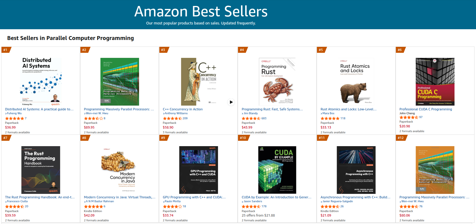 #1 Best Seller in Parallel Computer Programming